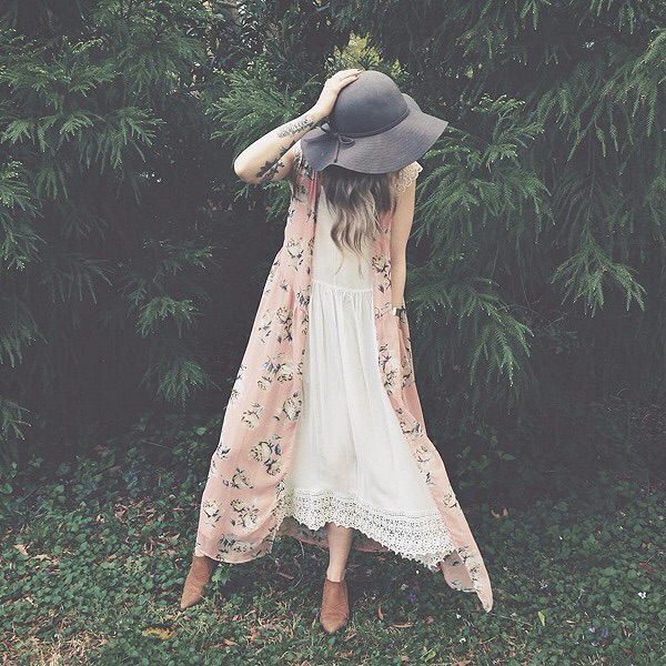 Free People Easy Breezy Crochet Slip Dress